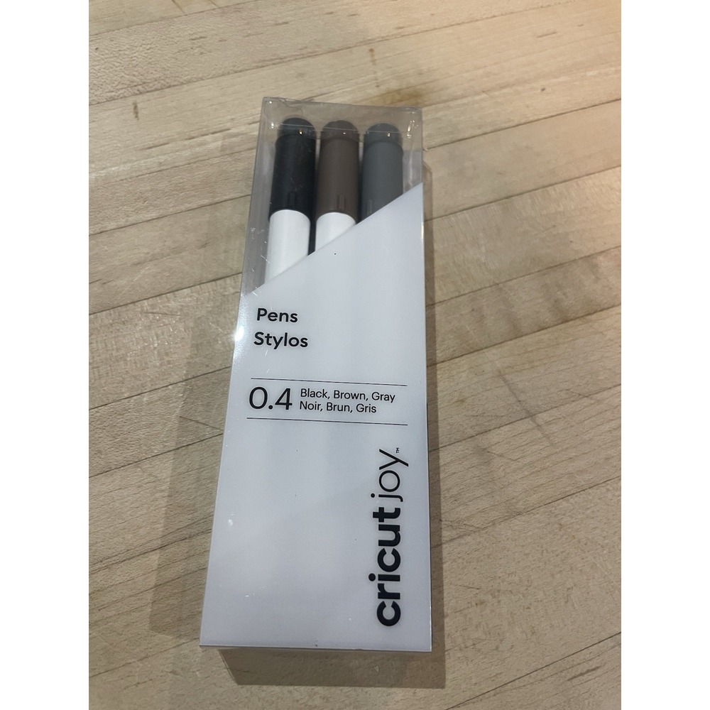 Cricut Joy 3 Pack 0.4 Black, Brown, Gray Pens